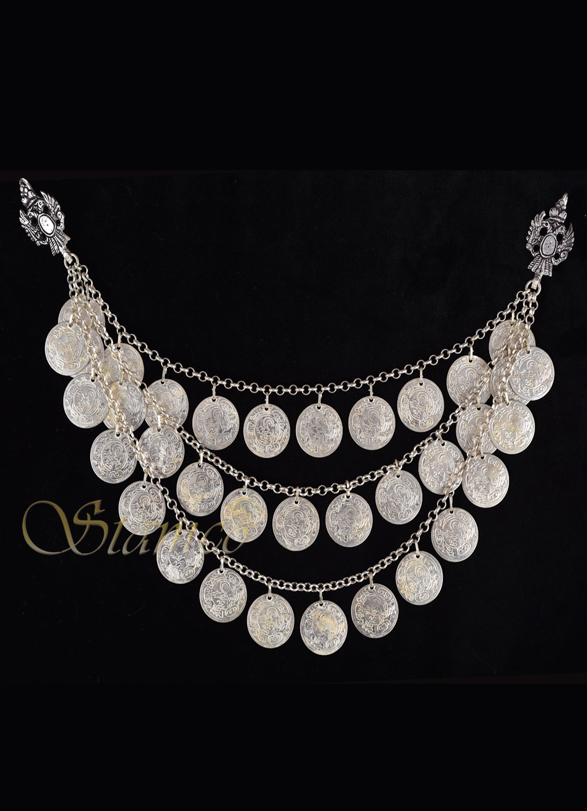 Traditional Silver Coin Necklace